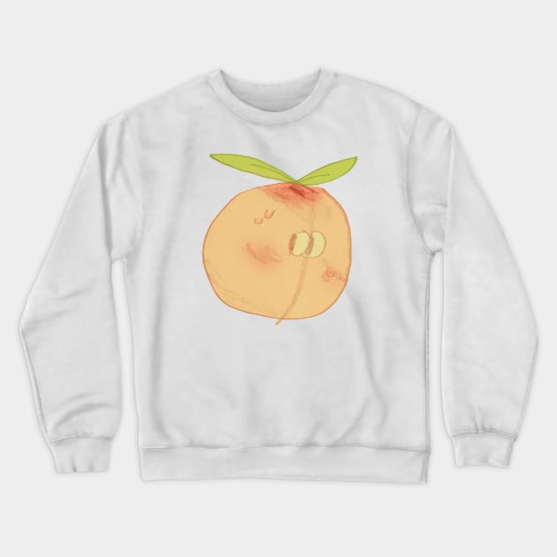 Peachy Peachy Peachy Crewneck Sweatshirt by slugspoon